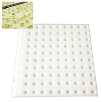 HBEDU Hydroponics Seed Growing Media Cubes Sponges 1x1 for 1.8" Mesh Net Pots Basket Insert Foams Garden Plants Growing Accessories Pack of 100