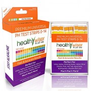 pH Test Strips 0-14, Universal Strips To Test Water Quality For Swimming Pools, Hot Tub, Hydroponics, Aquarium, Kombucha, Household Drinking Water,...