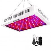 HIGROW 2000W Double Chips LED Grow Light Full Spectrum Grow Lamp with Rope Hanger and Daisy Chain for Greenhouse Hydroponic Indoor Plants Veg and F...