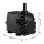 Homasy 320GPH (1200L/H, 22W) Submersible Pump, Ultra Quiet Fountain Water Pump with 4.1ft Power Cord, 3 Nozzles for Aquarium, Fish Tank, Pond, Stat...