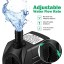 Homasy Upgraded 400GPH Submersible Water Pump With 48 hours Dry Burning, 25W Fountain Water Pump with 5.9ft Power Cord for Aquarium, Pond, Fish Tan...