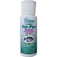 Home Grown Ponics   #96006 Fish Prep  Natural Preventative Fish Bath with Dropper, 2-Ounce