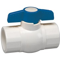 Homewerks VBV-P40-E4B Ball Valve, PVC Schedule 40, Solvent x Solvent, 3/4-Inch