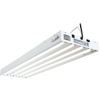 Hydrofarm Agrobrite FLT44 T5 Fluorescent Grow Light System, 4 Feet, 4 Tube