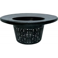 Hydrofarm HG6RDBK Wide Lip Bucket Basket Lid (Case of 25), 6"