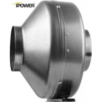 iPower 6 Inch 442 CFM Inline Duct Ventilation Fan HVAC Exhaust Blower for Grow Tent, Grounded Power Cord