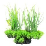 Jardin Plastic Emulational Decorative Long Leaf Plant for Aquarium, 20cm, Green Jardin Plastic Emulational Decorative Long Leaf Plant for Aquarium, 20cm, Green