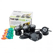Jebao 4 LED Super Bright Outdoor Underwater Pond Fountain Spot Light Kits 4 Color Lens Jebao 4 LED Super Bright Outdoor Underwater Pond Fountain Spot Light Kits 4 Color Lens
