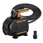 KEDSUM 580GPH Submersible Pump, 35W Ultra Quiet Water Pump with 6ft High Lift, Fountain Pump with 5 ft Power Cord, 2 Nozzles for Fish Tank , Pond ,... KEDSUM 580GPH Submersible Pump, 35W Ultra Quiet Water Pump with 6ft High Lift, Fountain Pump with 5 ft Power Cord, 2 Nozzles for Fish Tank , Pond ,...
