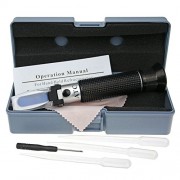Professional Automatic Temperature Compensation Salinity Refractometer for Aquariums, Marine Monitoring, Saltwater Testing.Dual Sacle: 0-100ppt & 1... Professional Automatic Temperature Compensation Salinity Refractometer for Aquariums, Marine Monitoring, Saltwater Testing.Dual Sacle: 0-100ppt & 1...