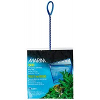 Marina 10-Inch Fine Nylon Net with 14-Inch Handle, Blue