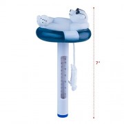 MILLIARD Floating Pool Thermometer Polar Bear, Large Size with String, for Outdoor / Indoor Swimming Pools, Hot Tub, Spa, Jacuzzi and Pond MILLIARD Floating Pool Thermometer Polar Bear, Large Size with String, for Outdoor / Indoor Swimming Pools, Hot Tub, Spa, Jacuzzi and Pond