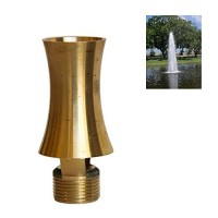 NAVADEAL 1/2"DN15 & 3/4"DN20 Brass Ice Tower Cascade Water Fountain Nozzle Spray Sprinkler Head