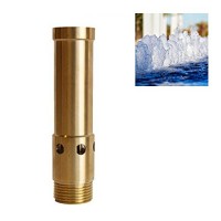 NAVADEAL 1" DN25 Brass Bubbling Foam Water Fountain Nozzle Spray Pond Sprinkler - For Garden Pond, Amusement Park, Museum, Library