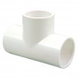 NIBCO 401 Series PVC Pipe Fitting, Tee, Schedule 40, 1" Slip