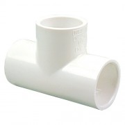 NIBCO 401 Series PVC Pipe Fitting, Tee, Schedule 40, 1" Slip NIBCO 401 Series PVC Pipe Fitting, Tee, Schedule 40, 1" Slip