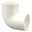 NIBCO 406 Series PVC Pipe Fitting, 90 Degree Elbow, Schedule 40, 1" Slip
