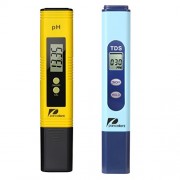 Pancellent Water Quality Test Meter TDS PH 2 in 1 Set 0-9990 PPM Measurement Range 1 PPM Resolution 2% Readout Accuracy (Yellow) Pancellent Water Quality Test Meter TDS PH 2 in 1 Set 0-9990 PPM Measurement Range 1 PPM Resolution 2% Readout Accuracy (Yellow)