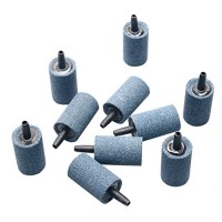 Pawfly 10 PCS Air Stone Cylinder 1.2" Bubble Diffuser Airstones for Aquarium Fish Tank Pump and Hydroponics