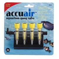 JW Pet Company Accuair 4-Way Aquarium Gang Valve