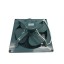 Professional Grade Products 9800512 Metal Shutter Exhaust Fan for Garage Shed Pole Barn Hydroponic Ventilation, 10"