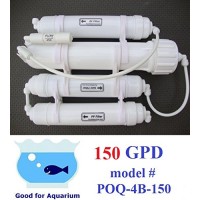 0PPM Portable 150 GPD Reverse Osmosis RO+DI Filtration POQ-4B-150