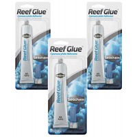 Seachem Reef Glue Cyanoacrylate Gel Coral Frag Mounting, 20g Each (3 Pack)