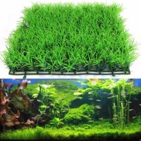 SeaISee New Artificial Water Aquatic Green Grass Plant Lawn Aquarium Fish Tank Landscape