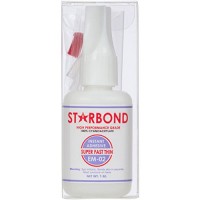 Starbond EM-02 Super Fast Thin, Instant PREMIUM CA (Cyanoacrylate Adhesive) - Super Glue plus Extra Microtips, 1 oz. (For Woodturning, Pen Turning,...