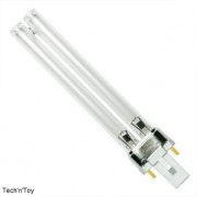 Tech'n'Toy SunSun 9 Watt UV Replacment Bulb G23 2 Pin Base for JUP-01, HW-303B, HW-304B, CF400UV, CF500UV