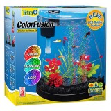 Tetra ColorFusion LED Half Moon Aquarium Kit, 3 Gallons Tetra ColorFusion LED Half Moon Aquarium Kit, 3 Gallons
