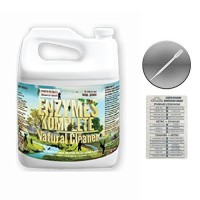 Enzymes Komplete Natural Cleaner - 10 Liters + Twin Canaries Chart & Pipette