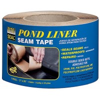 Tite Seal PLST325 Self Adhesive Double Sided Butyl Pond Seam Tape, 3" by 25'