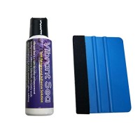 Vepotek Vibrant Sea Mounting & Glue Solution Combo Kit For Aquarium Background W/ Squeegee (2 Oz (60ml))