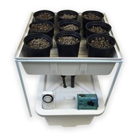 Viagrow Complete 2 ft. x 2 Ft. Ebb & Flow Hydroponics System (O.D.23.5” length x 23.5” wide x 22” high)
