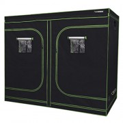 VIVOSUN 96"x48"x80" Mylar Hydroponic Grow Tent with Observation Window and Floor Tray for Indoor Plant Growing 4'x8' VIVOSUN 96"x48"x80" Mylar Hydroponic Grow Tent with Observation Window and Floor Tray for Indoor Plant Growing 4'x8'