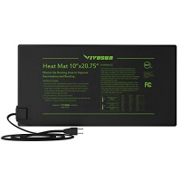 VIVOSUN Durable Waterproof Seedling Heat Mat Warm Hydroponic Heating Pad 10" x 20.75" MET Standard