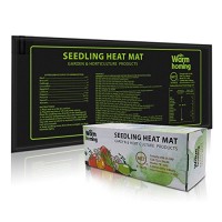 Seedling Heat Mat, Warmhoming Seed Propagating Heat Mat for Seedling, Durable Waterproof Warm Hydroponic Heating Pads (18.5" x 8.5")