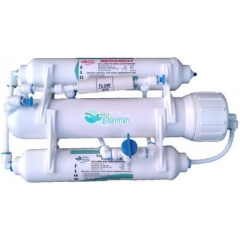 WaterFilterManLtd Compact 3 Stage Reverse Osmosis Water Filter For Aquarium, Marine, Discus, Tropical Fish