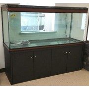200 Gallon Glass Fish Tank Reef Aquarium, with Filter System, T8 Lighting System, and Cabinet Stand, for Fresh or Salt Water 200 Gallon Glass Fish Tank Reef Aquarium, with Filter System, T8 Lighting System, and Cabinet Stand, for Fresh or Salt Water