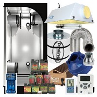 Complete 3 x 3 Grow Tent Package w/ 400W Sealed HPS HID, Filter, Fan and more by Wormsway.com