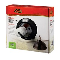 Zilla Premium Reflector Dome, Black 8.5"